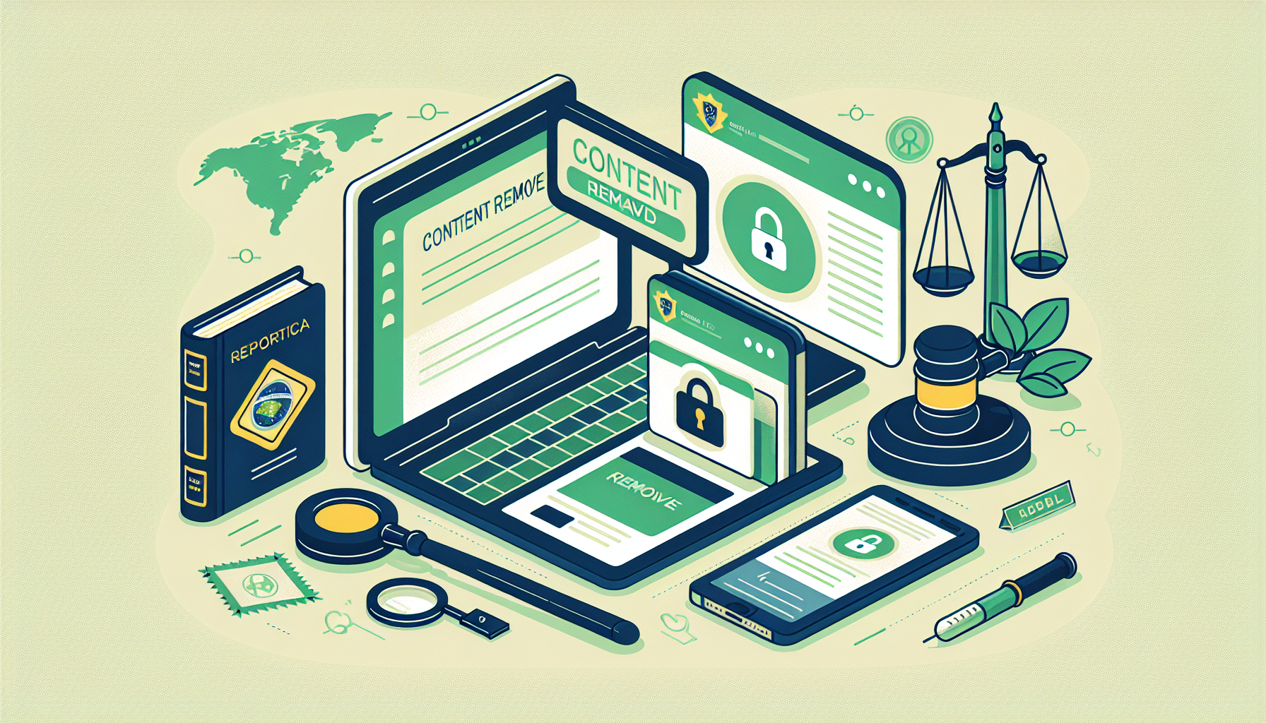 como retirar um conteúdo da internet