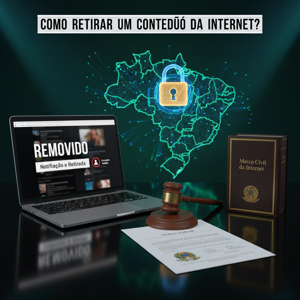 como retirar um conteúdo da internet